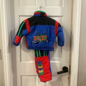 RARE Kids Vintage Hockey Snowsuit